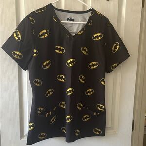 Batman Logo Shirt in Black and Gray